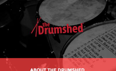 TheDrumshed.net (Website design)