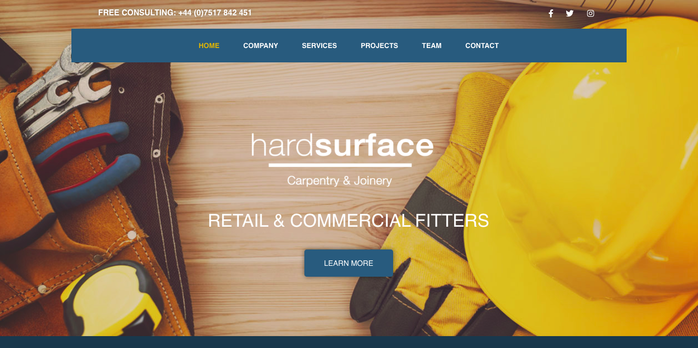 Hardsurface (Website design)